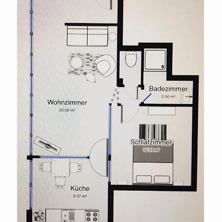 Apartment Bobbele Zentrum